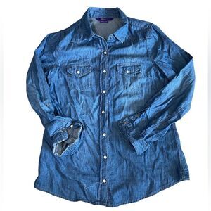Miley Cyrus Denim Shirt